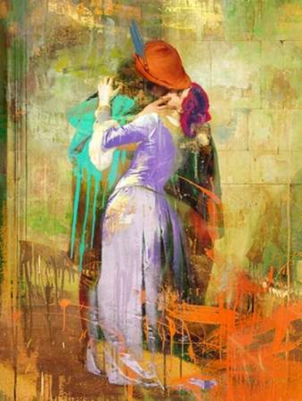 Hayez''s Kiss 2.0 Poster Print by Eric Chestier - Item # VARPDX3EH3503